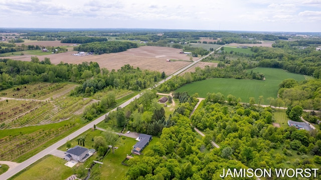 4403 4th St, Caledonia, MI 49316 - overview of rural landscape featuring farmland