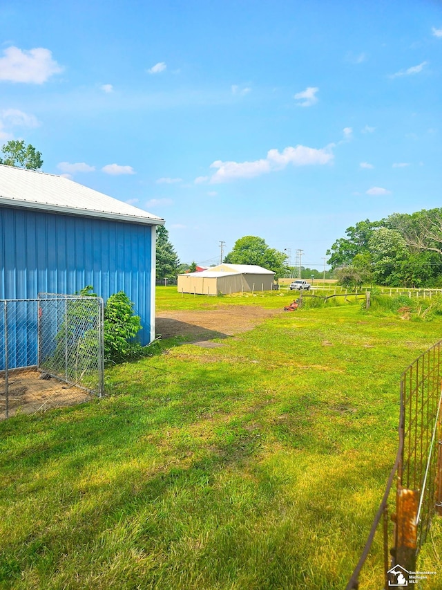 9361 Exeter Rd, Carleton, MI 48117 - view of yard with an outbuilding and an outdoor structure