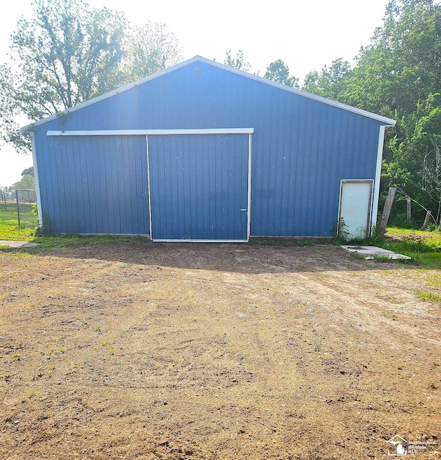 9361 Exeter Rd, Carleton, MI 48117 - view of pole building