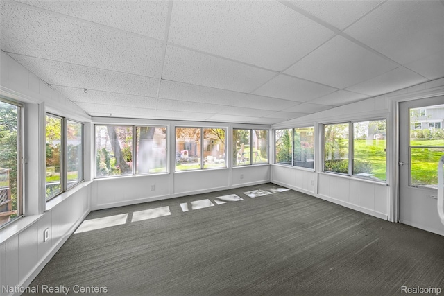 892 Hemlock Ct, Rochester, MI 48307 - unfurnished sunroom featuring vaulted ceiling