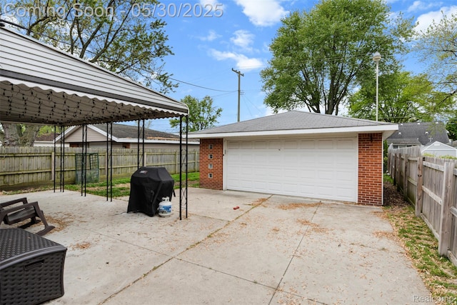25305 Ursuline St, Saint Clair Shores, MI 48081 - view of detached garage