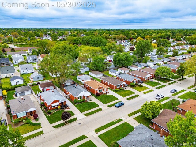 25305 Ursuline St, Saint Clair Shores, MI 48081 - aerial view of residential area