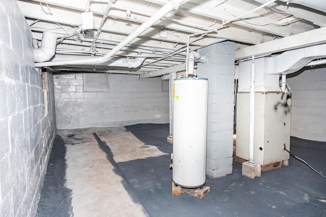 1226 Shakespeare Ave, Kalamazoo, MI 49001 - unfinished below grade area featuring water heater