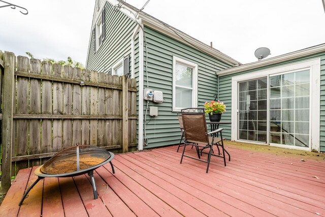 2630 Willa Dr, Saint Joseph, MI 49085 - view of wooden deck