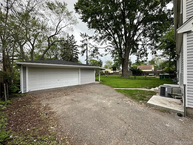 33050 John Hauk St, Garden City, MI 48135 - detached garage with central air condition unit