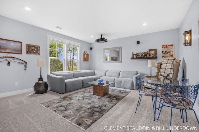 13944 Harrington Lndg, Holland, MI 49424 - living room featuring recessed lighting and baseboards