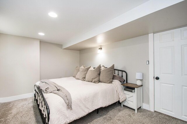 1538 Rossman Ave SE, Grand Rapids, MI 49507 - bedroom featuring light carpet, baseboards, and recessed lighting