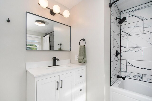 1538 Rossman Ave SE, Grand Rapids, MI 49507 - bathroom with vanity and shower / tub combo