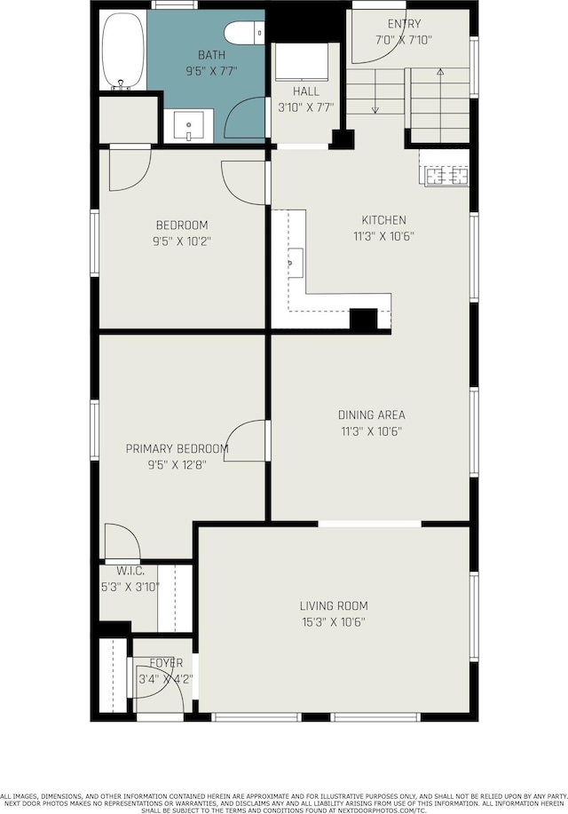 1538 Rossman Ave SE, Grand Rapids, MI 49507 - floor plan / room layout