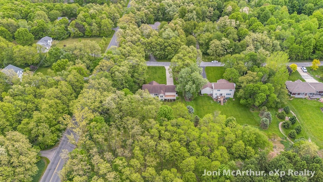 13 Foleys Grade, Lowell, MI 49331 - aerial view of property and surrounding area with a heavily wooded area