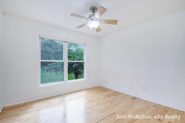 13 Foleys Grade, Lowell, MI 49331 - spare room featuring light wood finished floors, baseboards, and ceiling fan
