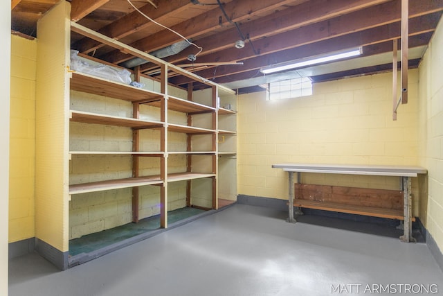 1272 Den Hertog St SW, Wyoming, MI 49509 - basement with concrete block wall