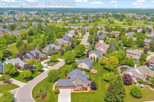 22858 Saint George Cir S, Lyon, MI 48178 - aerial view of residential area