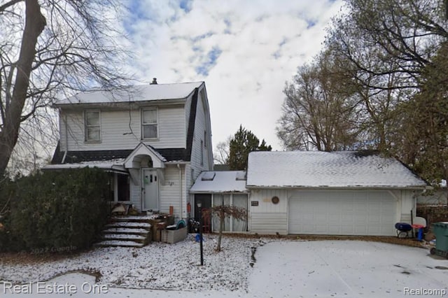 7001 Anthony St, Dearborn, MI 48126 - traditional-style home featuring an attached garage