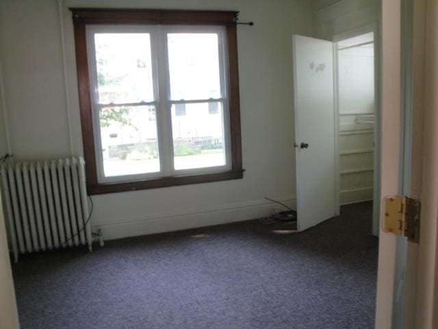 510 S Main, Mount Pleasant, MI 48858 - carpeted spare room with radiator and healthy amount of natural light