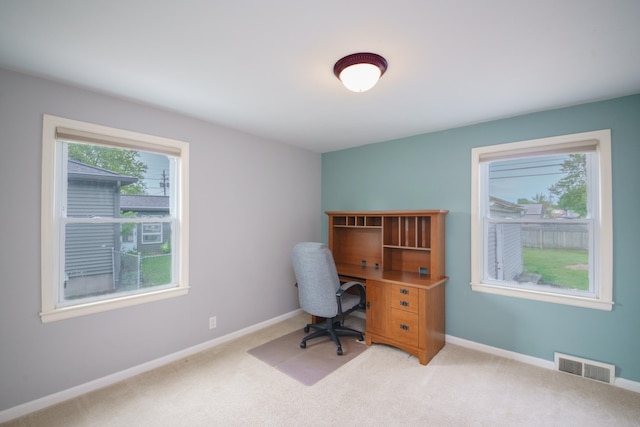 2720 Willa Dr, Saint Joseph, MI 49085 - office featuring baseboards and carpet