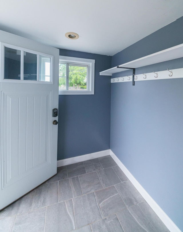 2720 Willa Dr, Saint Joseph, MI 49085 - doorway featuring baseboards