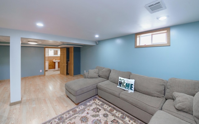 2720 Willa Dr, Saint Joseph, MI 49085 - living room with wood finished floors and recessed lighting