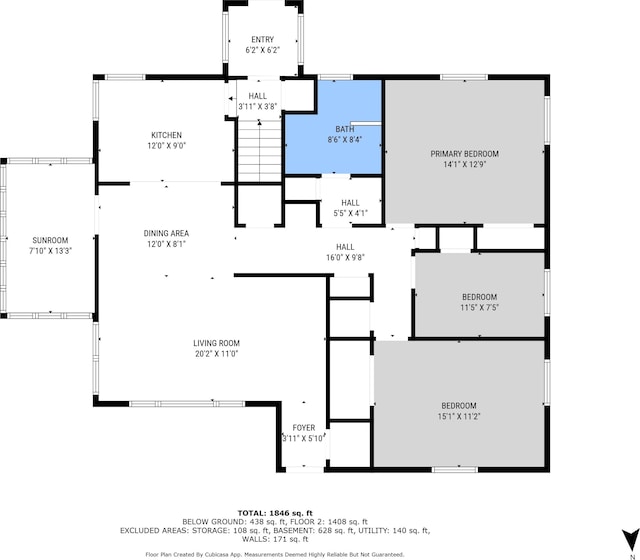 226 Palms St SW, Grand Rapids, MI 49548 - floor plan / room layout