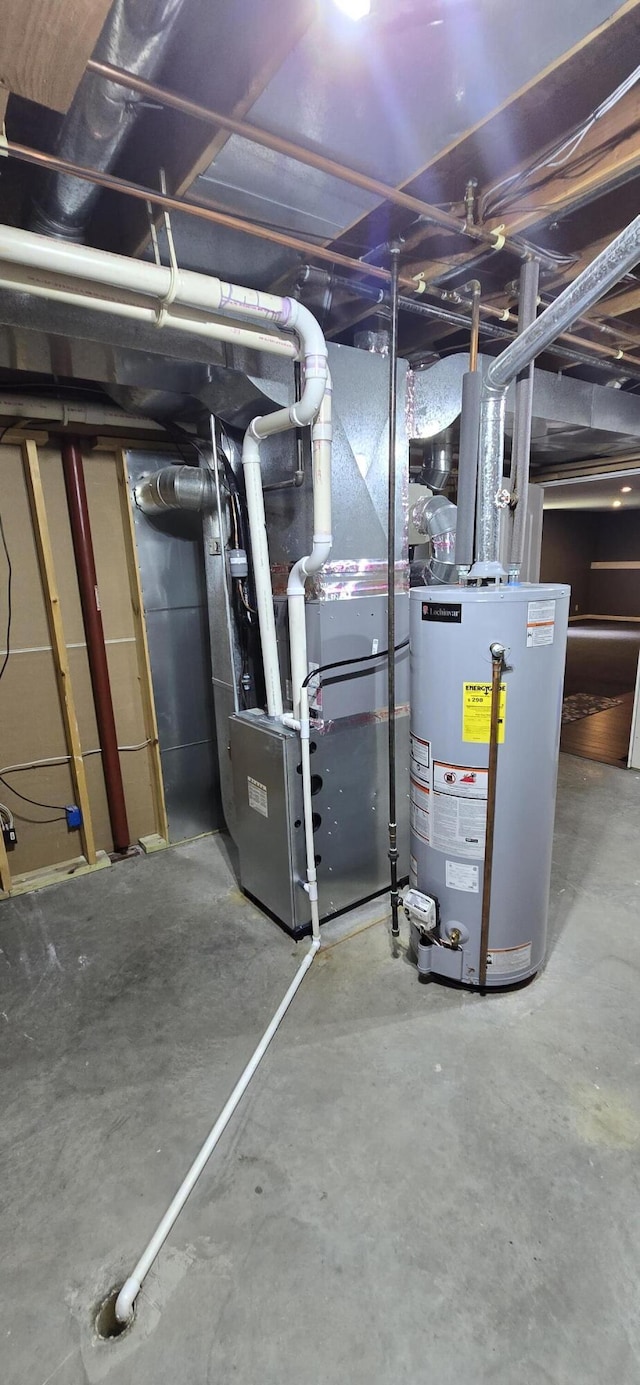 16448 Van Wagoner Rd, Spring Lake, MI 49456 - utilities with gas water heater and heating unit