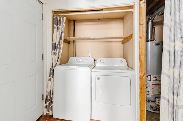 12023 Norborne, Redford, MI 48239 - laundry area with washer and clothes dryer and water heater