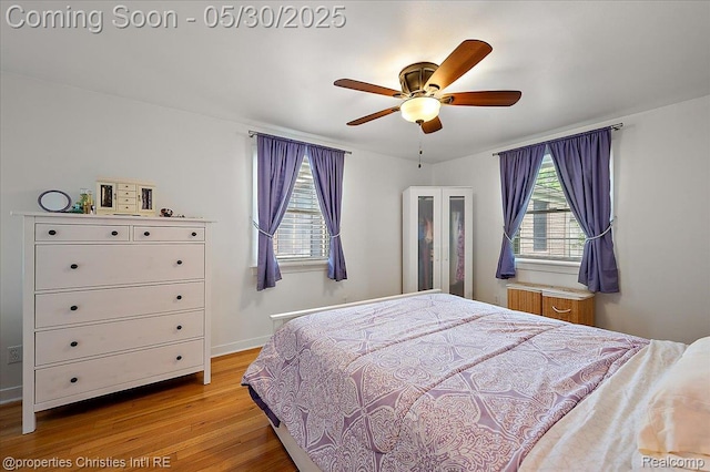 731 N Eton St, Birmingham, MI 48009 - bedroom featuring wood finished floors and a ceiling fan