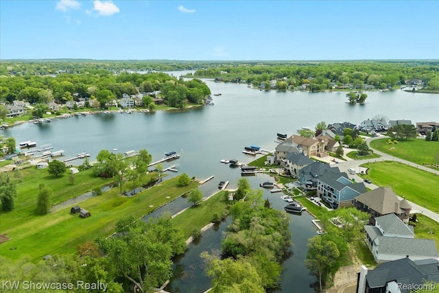 3428 Benstein Rd, Commerce Twp, MI 48382 - bird's eye view of a nearby body of water