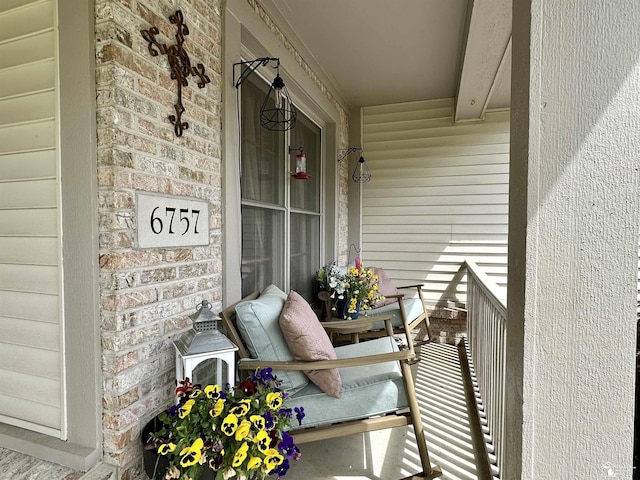 6757 Lockmill Rd, Temperance, MI 48182 - view of porch