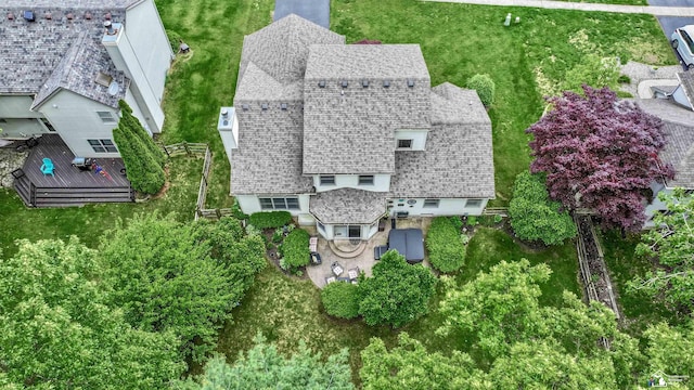 6757 Lockmill Rd, Temperance, MI 48182 - view from above of property