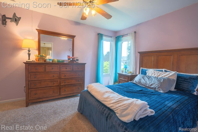39888 Brylor, Clinton Township, MI 48038 - carpeted bedroom with ceiling fan and baseboards