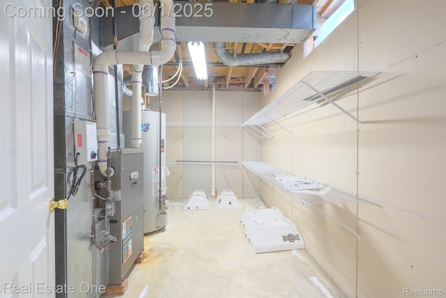 39888 Brylor, Clinton Township, MI 48038 - utility room with gas water heater