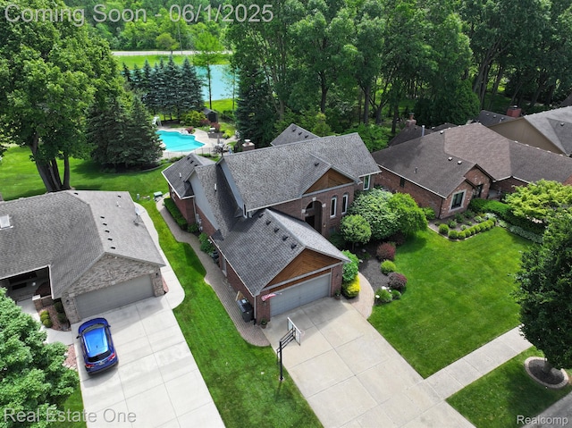 39888 Brylor, Clinton Township, MI 48038 - view of subject property featuring a pool area