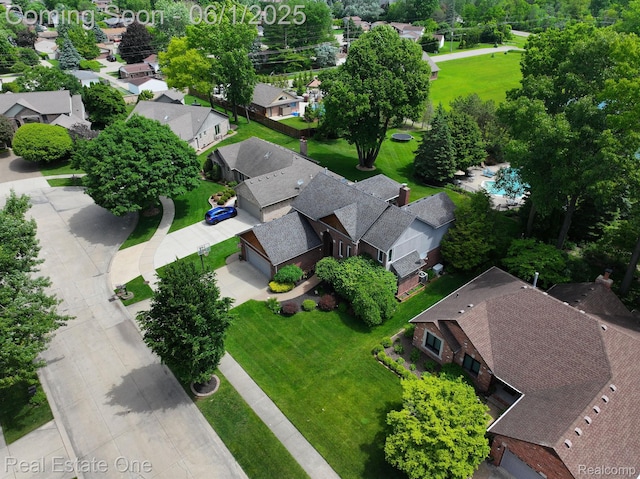 39888 Brylor, Clinton Township, MI 48038 - aerial perspective of suburban area