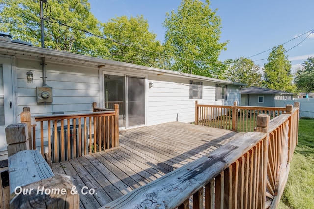 838 S Grey Rd, Midland, MI 48640 - view of deck
