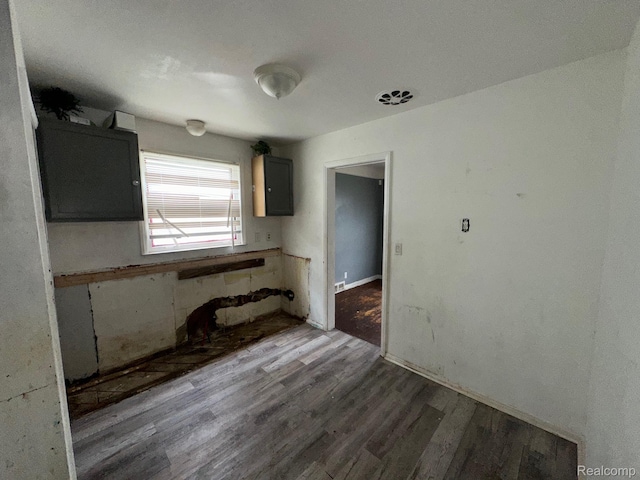 8068 Stahelin Ave, Detroit, MI 48228 - unfurnished dining area featuring wood finished floors