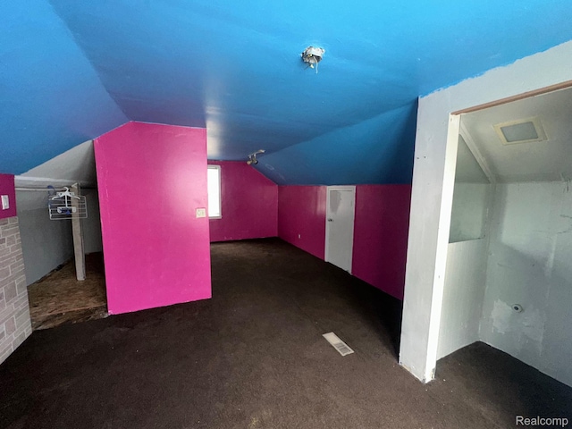 8068 Stahelin Ave, Detroit, MI 48228 - additional living space featuring vaulted ceiling and carpet floors