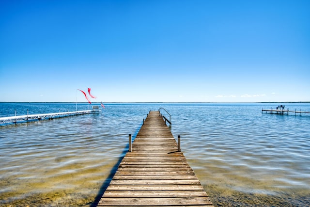 6132 W Houghton Lake Dr, Houghton Lake, MI 48629 - dock area featuring a water view