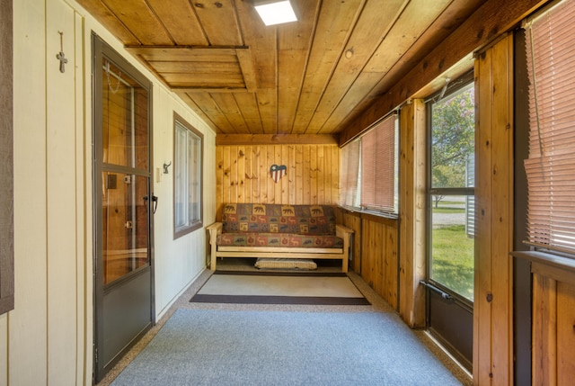 6132 W Houghton Lake Dr, Houghton Lake, MI 48629 - view of unfurnished sunroom