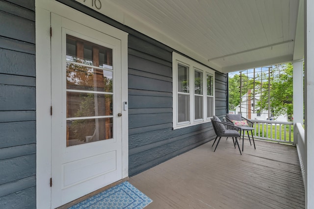 710 S 1st St, Ann Arbor, MI 48103 - view of wooden porch