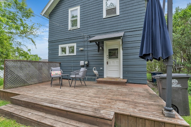 710 S 1st St, Ann Arbor, MI 48103 - view of wooden deck