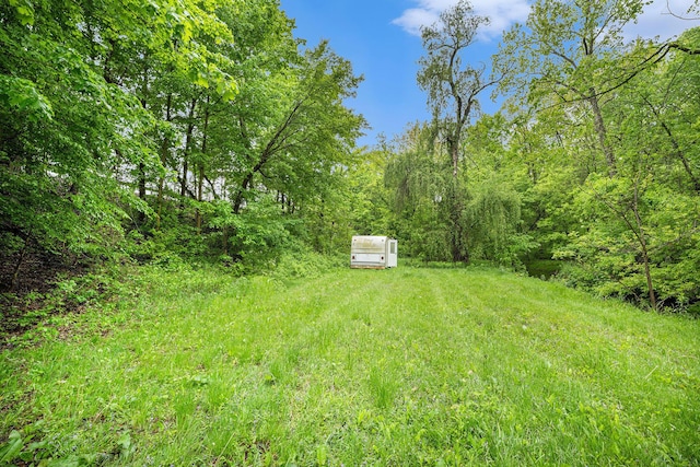 702 W Arlington St, Bangor, MI 49013 - view of yard with a wooded view