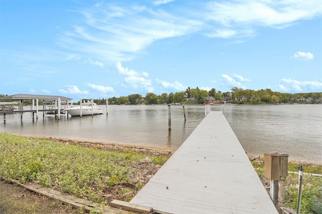 15919 Orchard Point Dr, Spring Lake, MI 49456 - dock featuring a water view