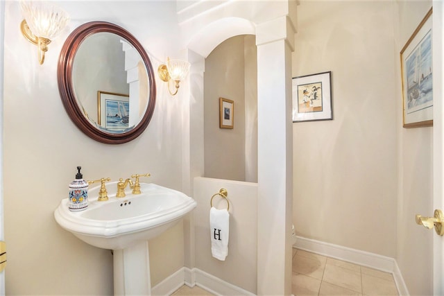 15919 Orchard Point Dr, Spring Lake, MI 49456 - bathroom with toilet, baseboards, and tile patterned flooring