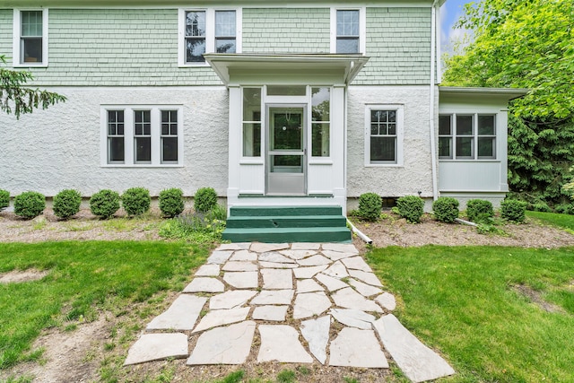 2486 Whitmore Lake Rd, Ann Arbor, MI 48105 - doorway to property featuring a lawn