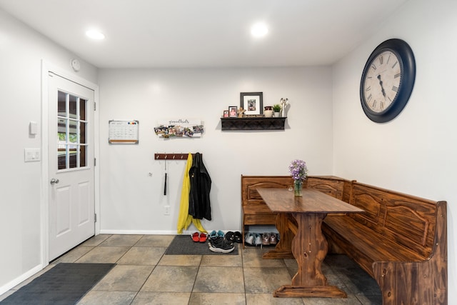 1403 Joseph St, Jackson, MI 49202 - dining area with recessed lighting and baseboards