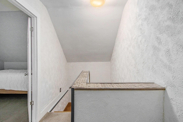 10933 Portage Rd, Portage, MI 49002 - staircase with a textured wall