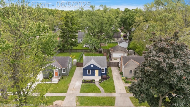 2193 Earlmont Rd, Berkley, MI 48072 - aerial perspective of suburban area