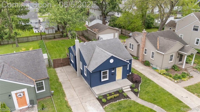2193 Earlmont Rd, Berkley, MI 48072 - aerial perspective of suburban area