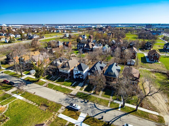 1502 Harding St, Detroit, MI 48214 - aerial perspective of suburban area