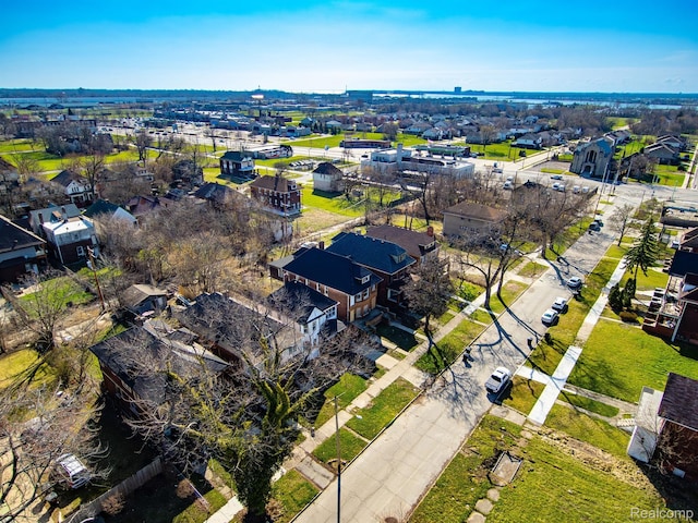 1502 Harding St, Detroit, MI 48214 - aerial view of property and surrounding area